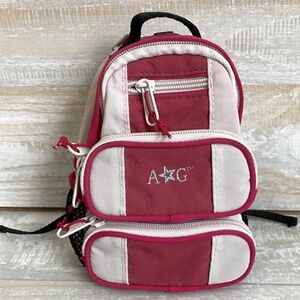 American Girl Doll Just Like You School Backpack Cell Phone Planner Math Smarts